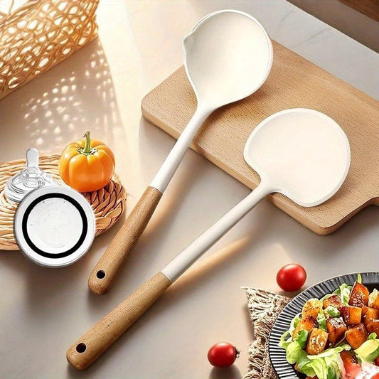 Silicone Spatulas and Spoons for High-Temperature Cooking, Kitchen Utensils Tool, Heat-Resistant, Non-Stick, Easy to Clean, with Ergonomic Handle, for Baking, Grilling, BBQ, and More, Silicone Baking Mats