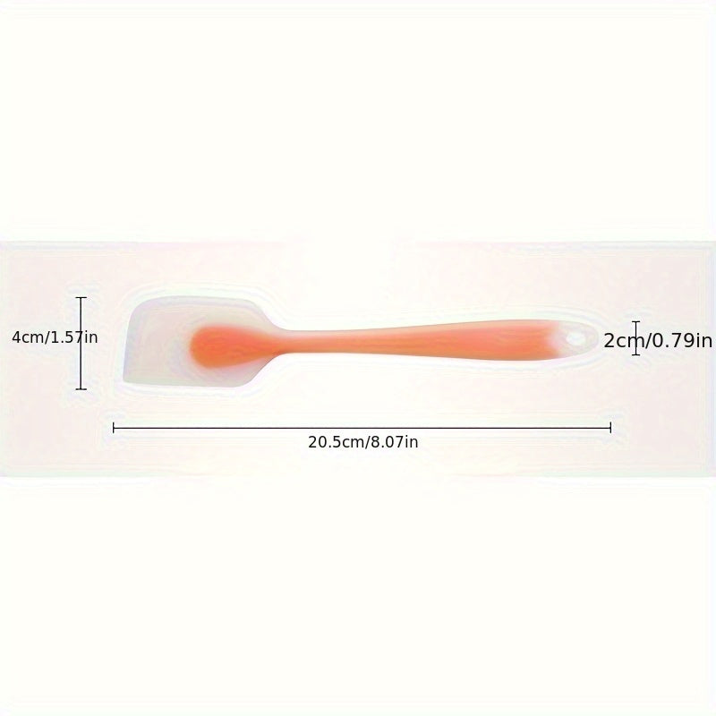 3pcs Silicone Spatulas Set, Mini Silicone Spatula, Jam Spreader, Heat Resistant Cream Spatula, Mixing and Baking Tool, Kitchen Utensil, Essential for Apartments, Food Contact Safe, Silicone Material