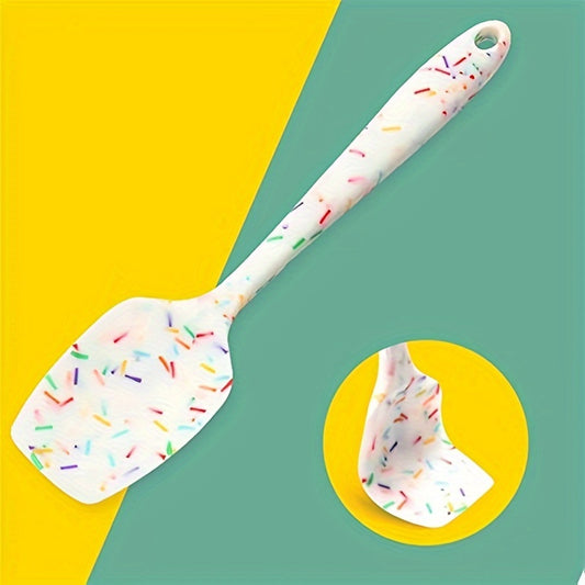 1pc, Silicone Spatula, Food Grade Cake Cream Scraper, Baking Tools, Candy Color Spoonula, Kitchen Gadgets, Kitchen Accessories